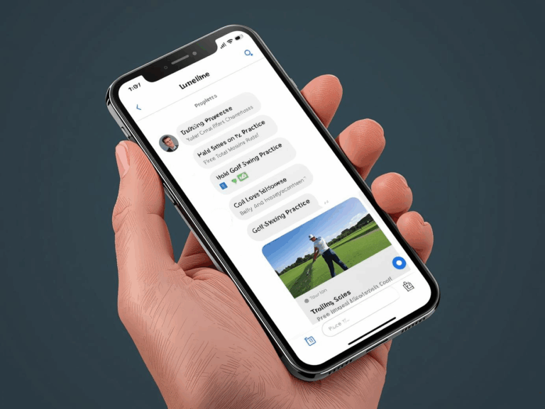 LINEでゴルフ動画を送信